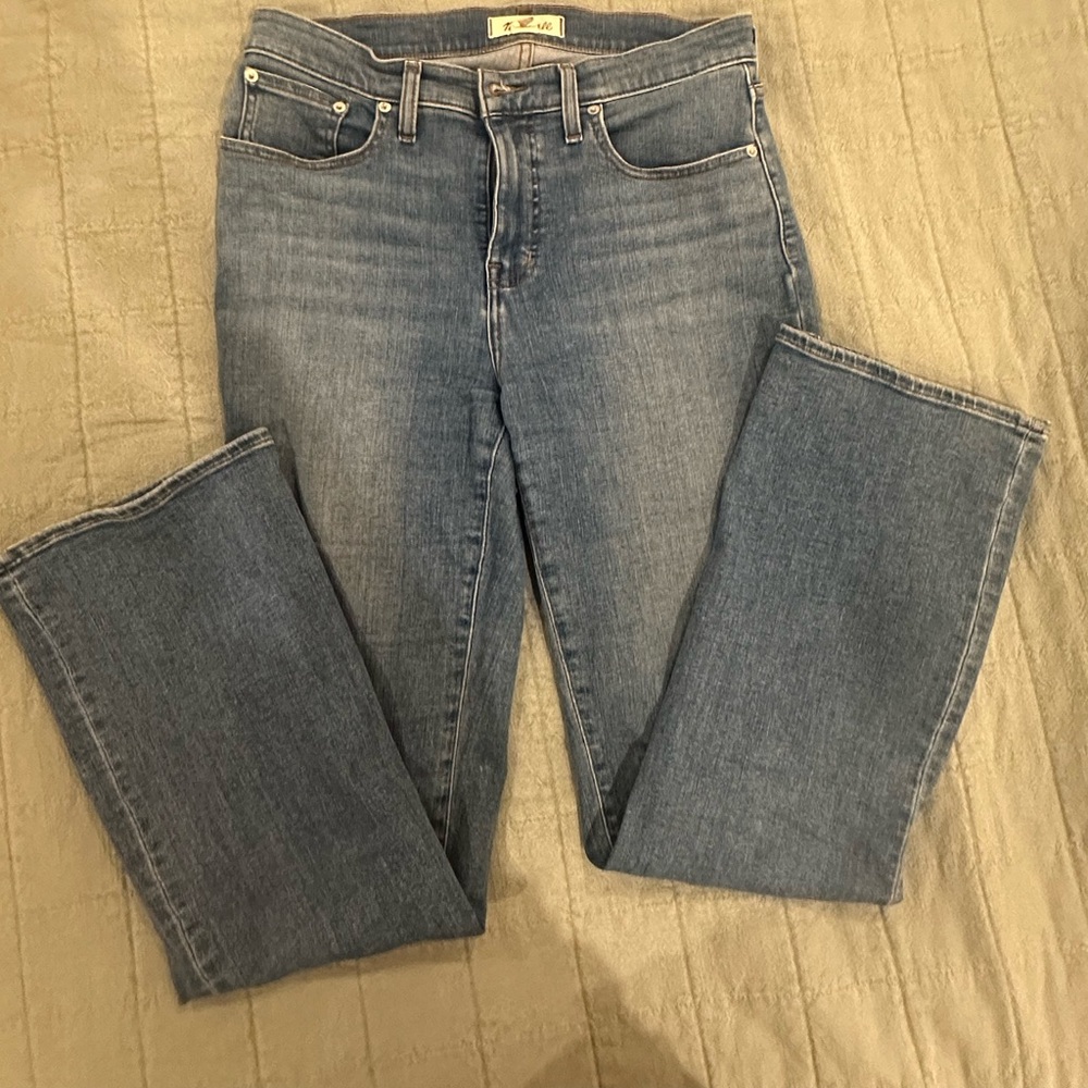 Madewell Kick Out Full length jeans.